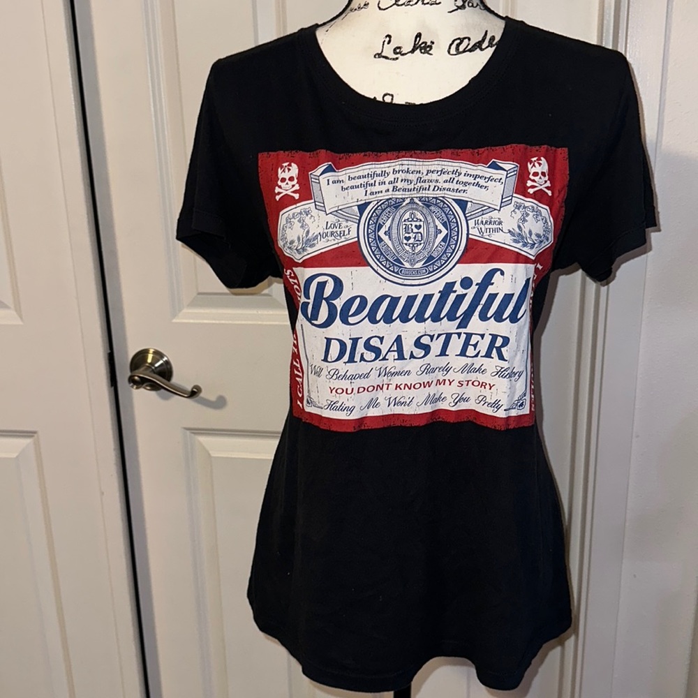 Retired Beautiful Disaster “I call the shots” T-shirt